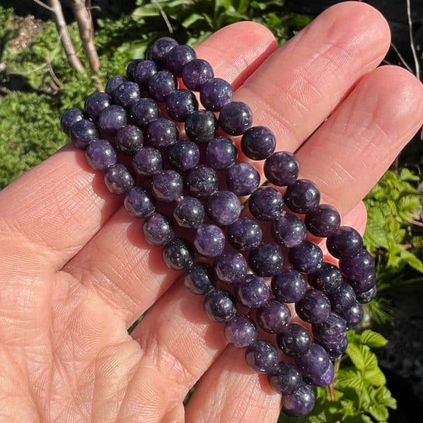 bracelet lepidolite chakra