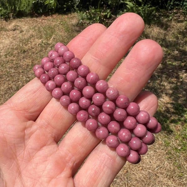 rhodonite qualite aaa chakra coeur heliodora