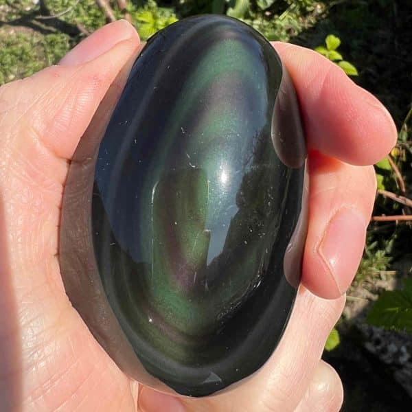 galet obsidienne oeil céleste protection heliodora johann chevillard