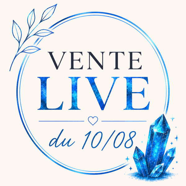 vente live minéraux lithotherapie